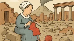 Dowcip: Wezuwiusz zachował nawet szydełkujące w Pompejach