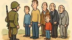 Dowcip: Pod broń zwołano całą młodzież